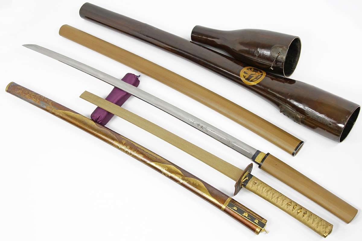 Museum grade Katana signed Kunishige with Gold Koshirae - Nihonto Art - Photo 4