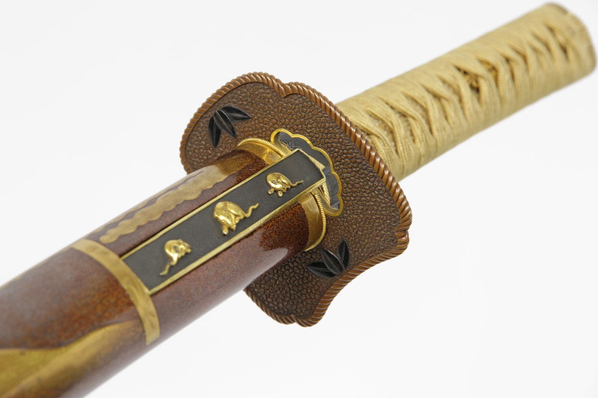 Museum grade Katana signed Kunishige with Gold Koshirae - Nihonto Art - Photo 6