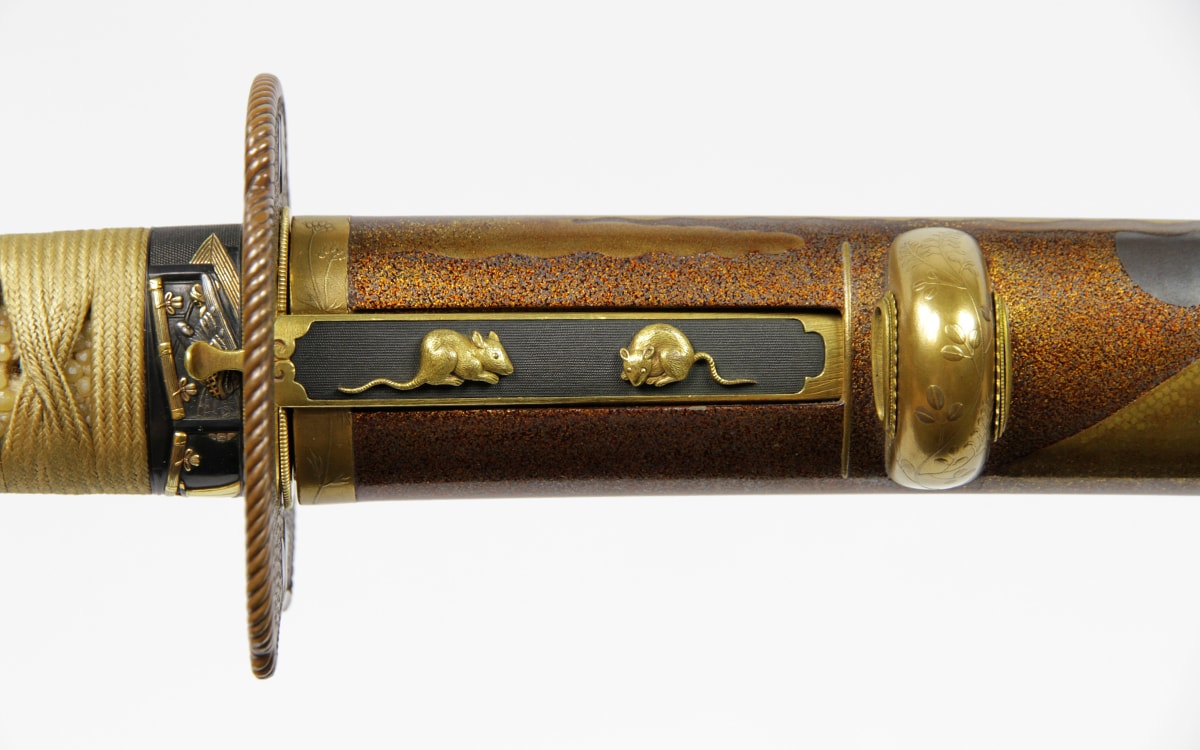Museum grade Katana signed Kunishige with Gold Koshirae - Nihonto Art - Photo 8
