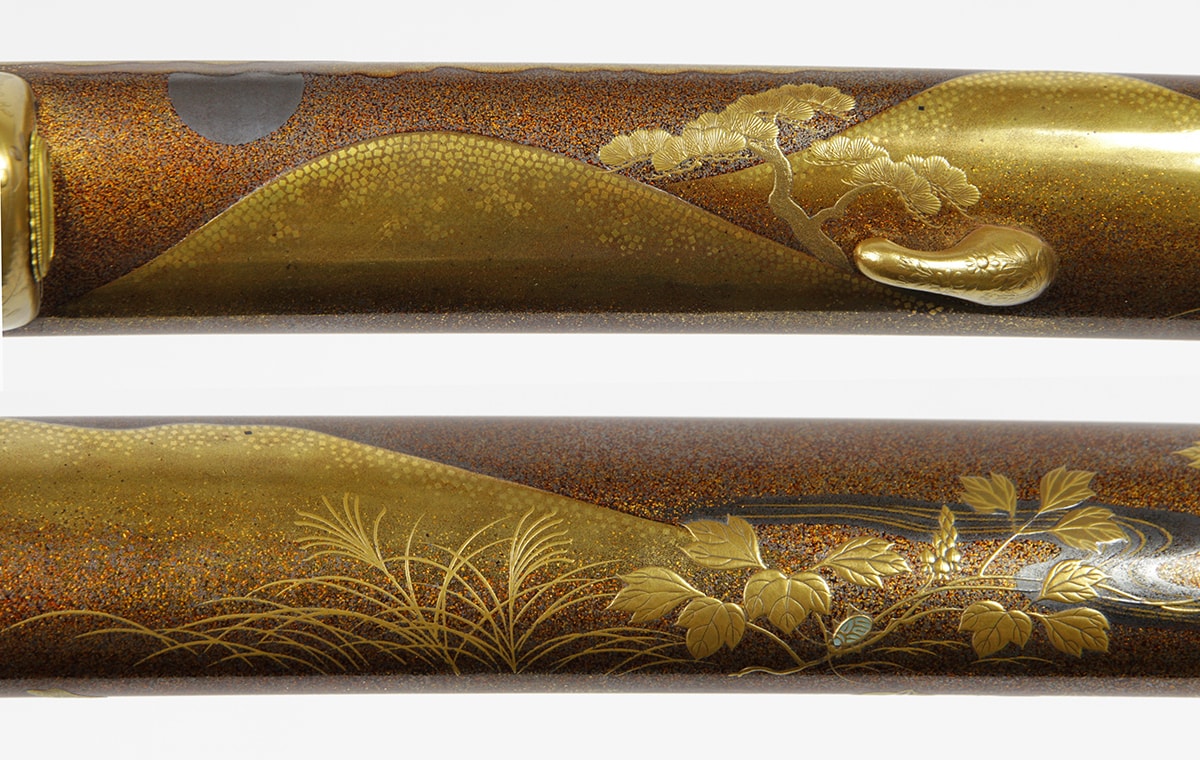 Museum grade Katana signed Kunishige with Gold Koshirae - Photo 15