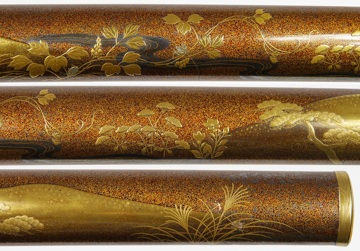 Museum grade Katana signed Kunishige with Gold Koshirae - Photo 14