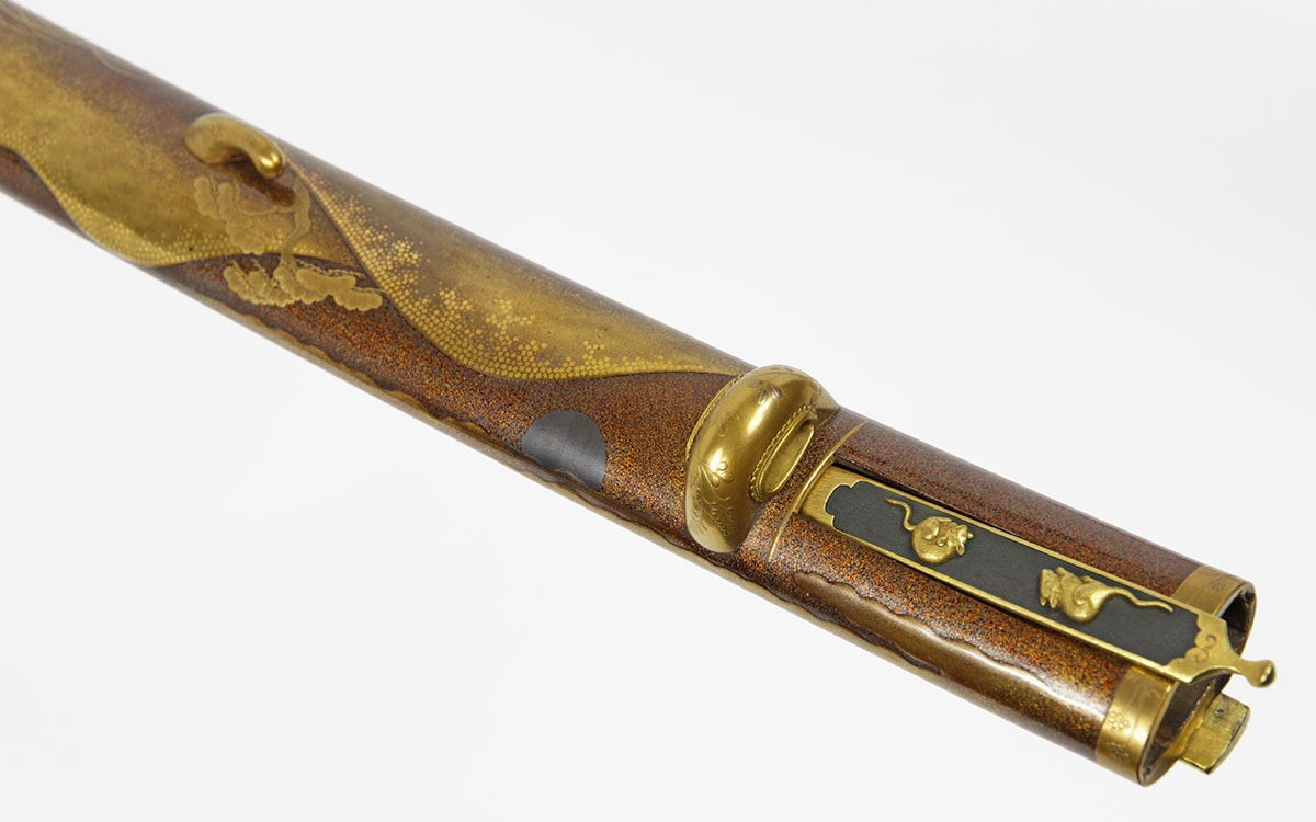 Museum grade Katana signed Kunishige with Gold Koshirae - Nihonto Art - Photo 10