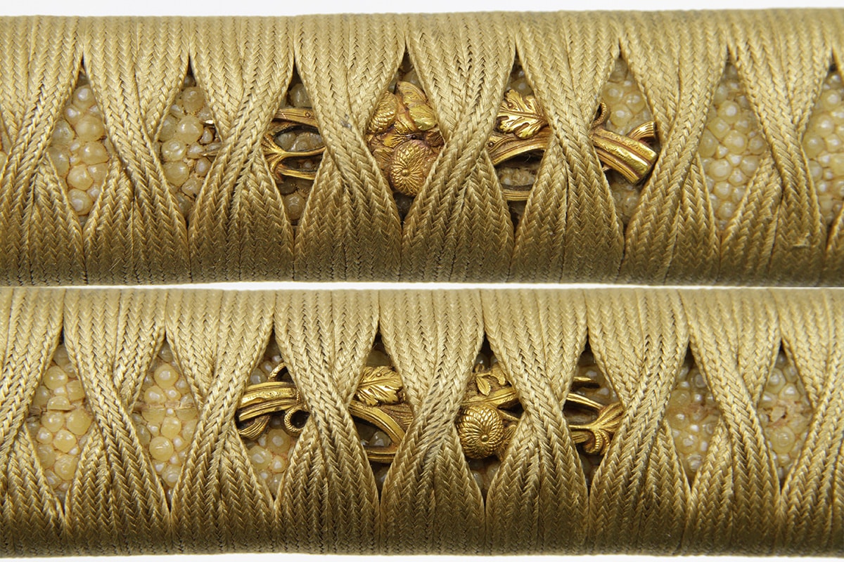 Museum grade Katana signed Kunishige with Gold Koshirae - Nihonto Art - Photo 18