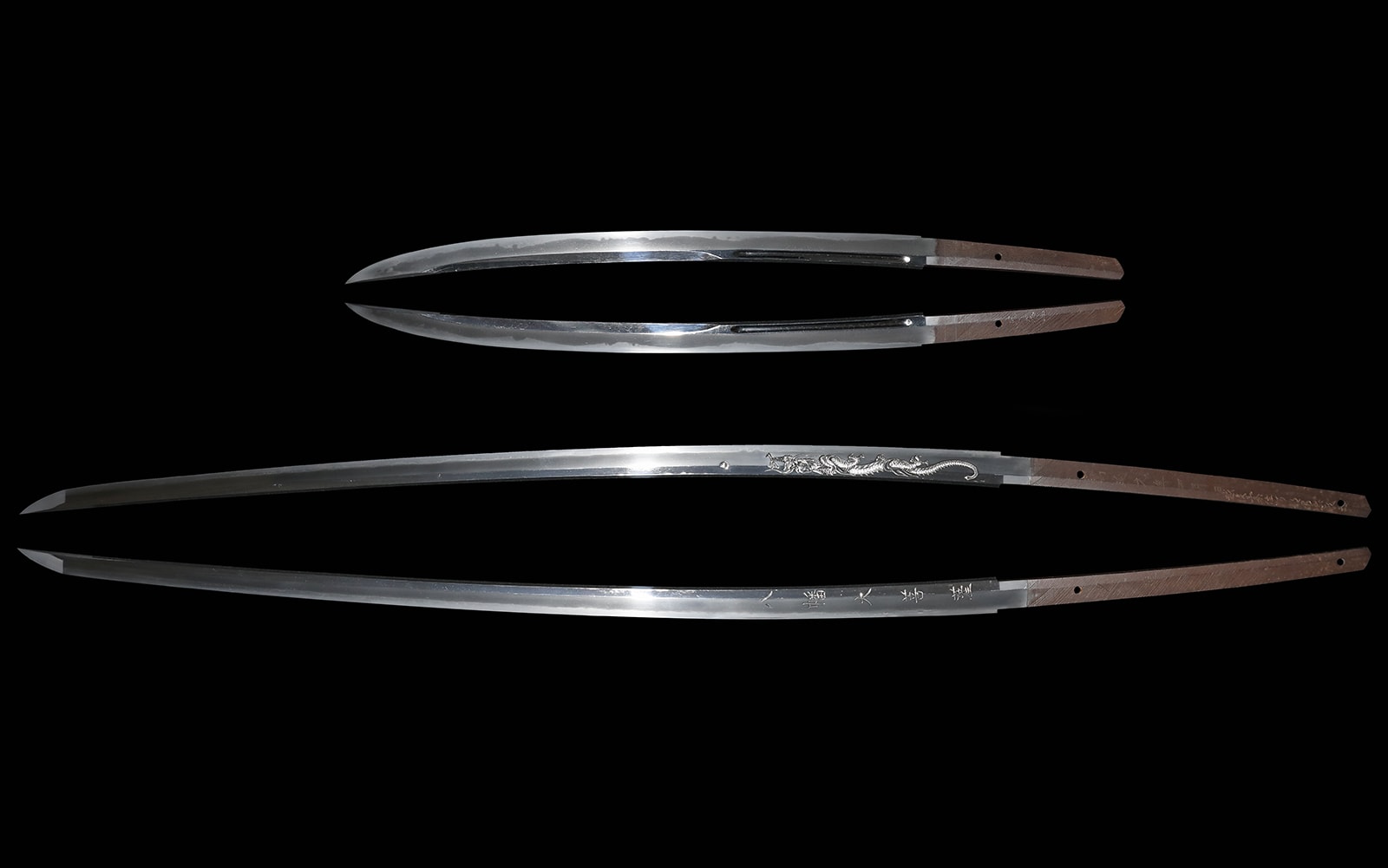 Museum Daisho set with Dragon Horimono - Photo 22