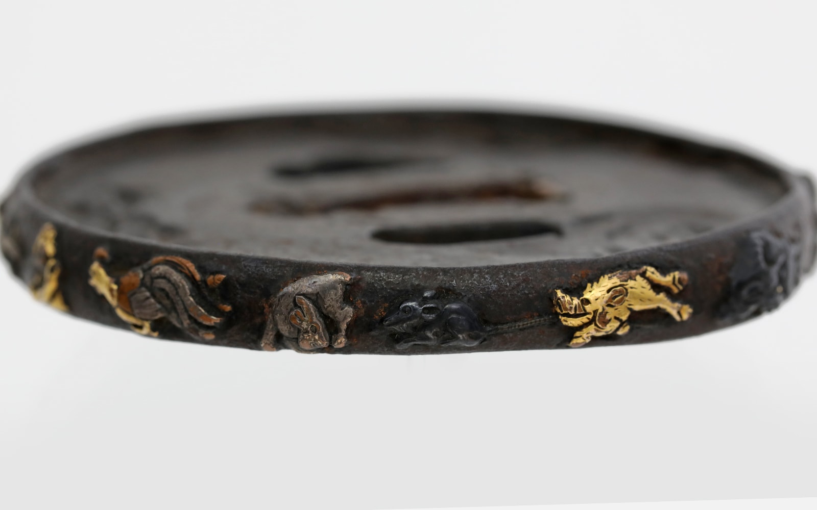 Sanada Tempo Tsuba with Chinese 12 animal Zodiac - Nihonto Art - Photo 19