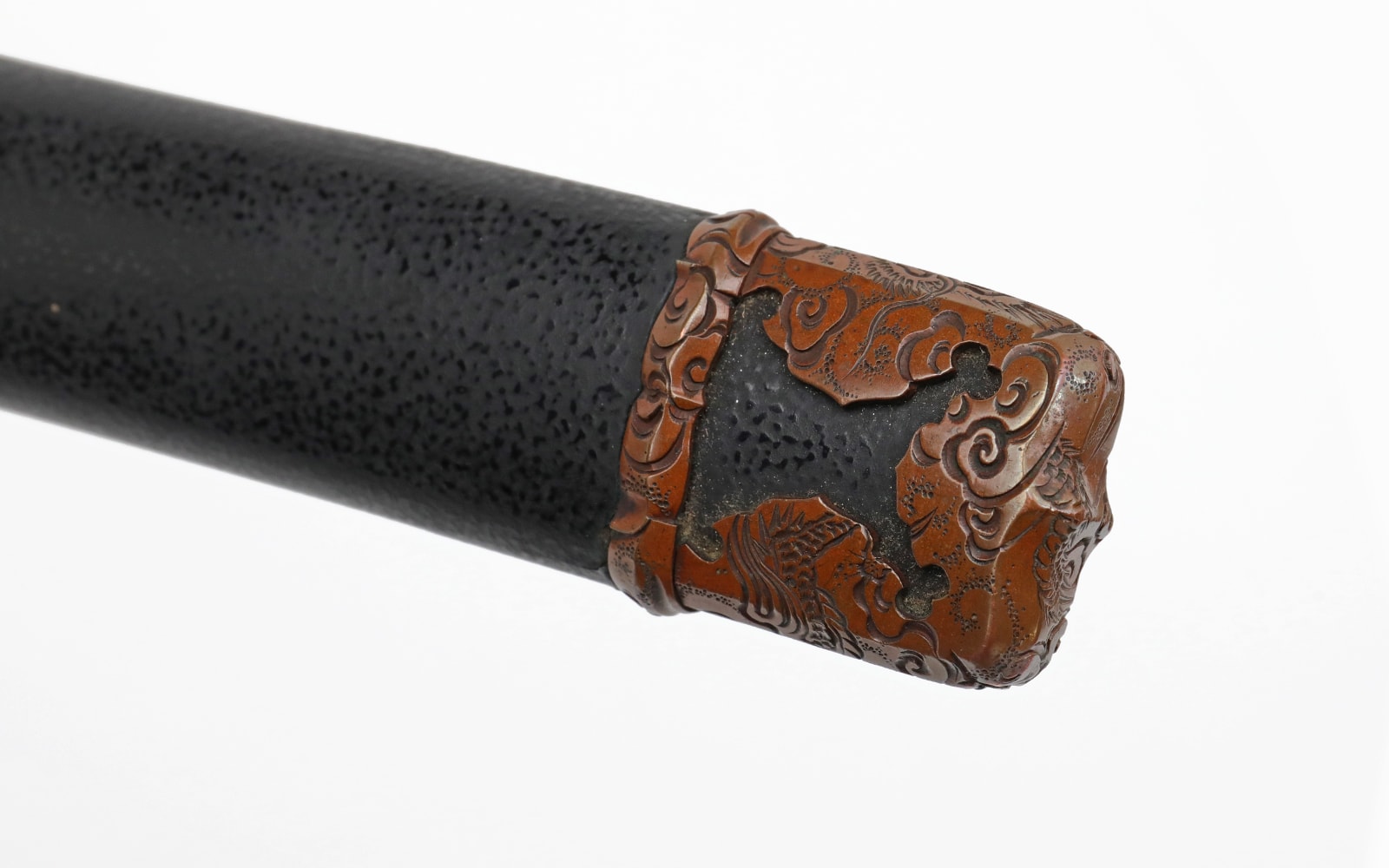 Long Nanbokucho Katana in matching copper Dragon Handachi Koshirae - Photo 26