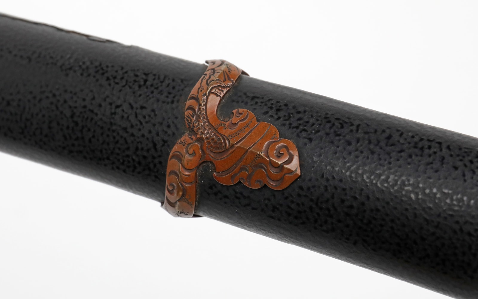 Long Nanbokucho Katana in matching copper Dragon Handachi Koshirae - Photo 34