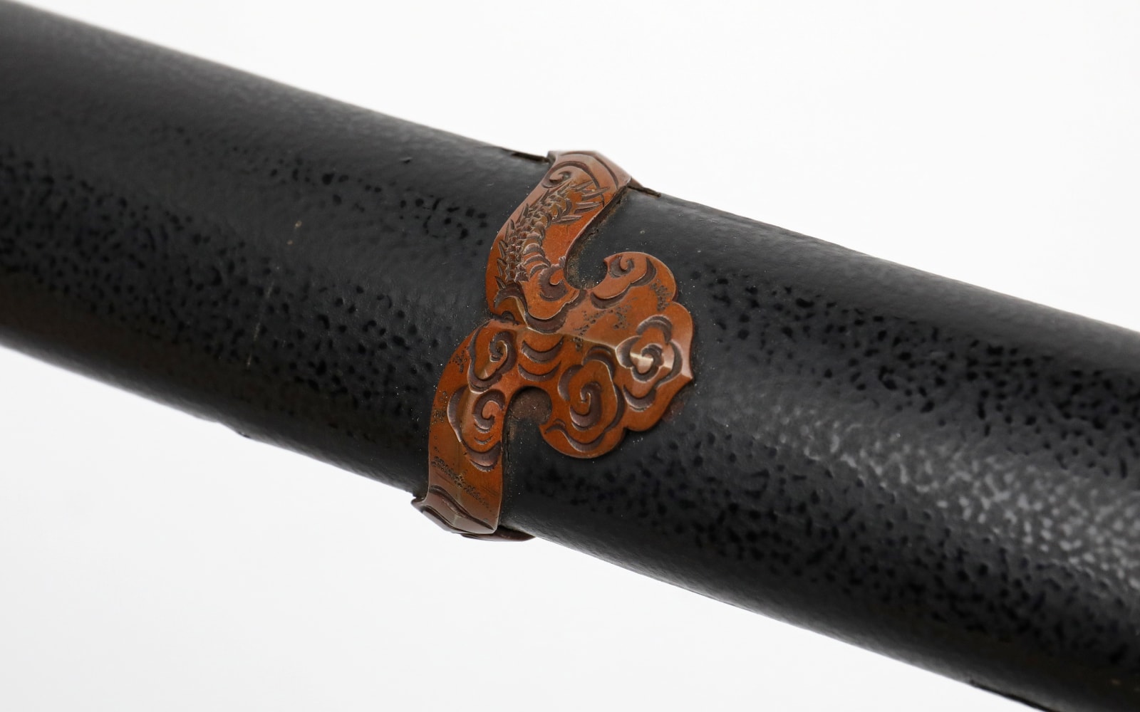 Long Nanbokucho Katana in matching copper Dragon Handachi Koshirae - Photo 35