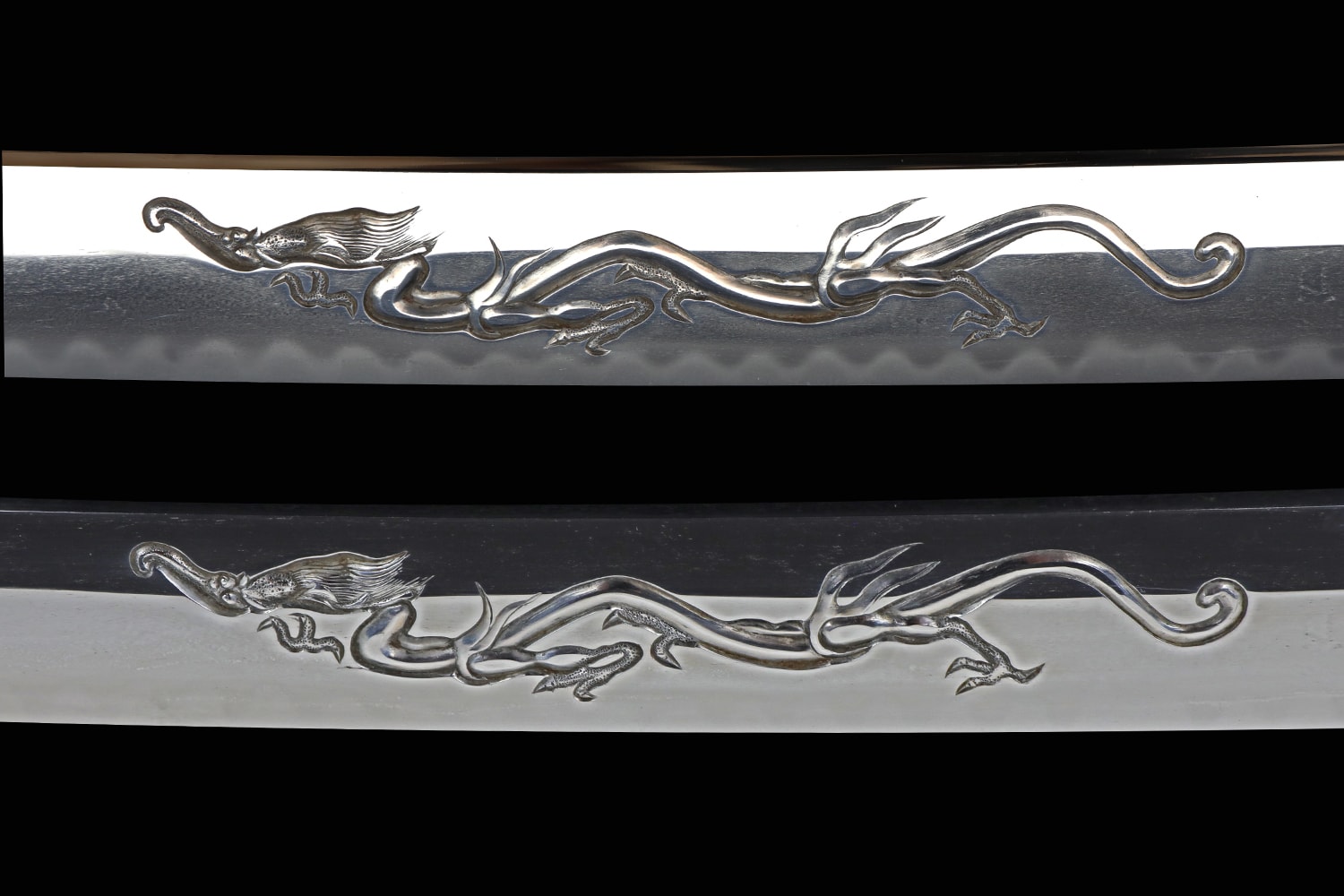 Shinto Katana by Nagatsuna with Dragon Horimono - Nihonto Art - Photo 27
