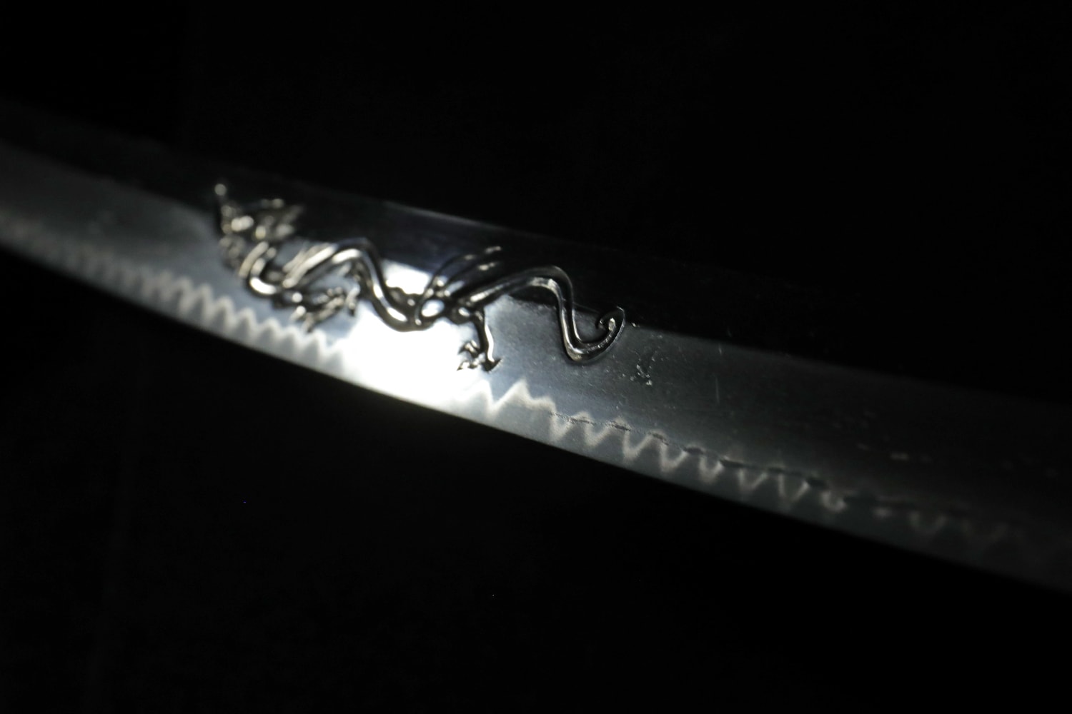 Shinto Katana by Nagatsuna with Dragon Horimono - Nihonto Art - Photo 36