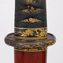 Tanto signed by Tomoshige with Old Dragon Horimono - Photo 22