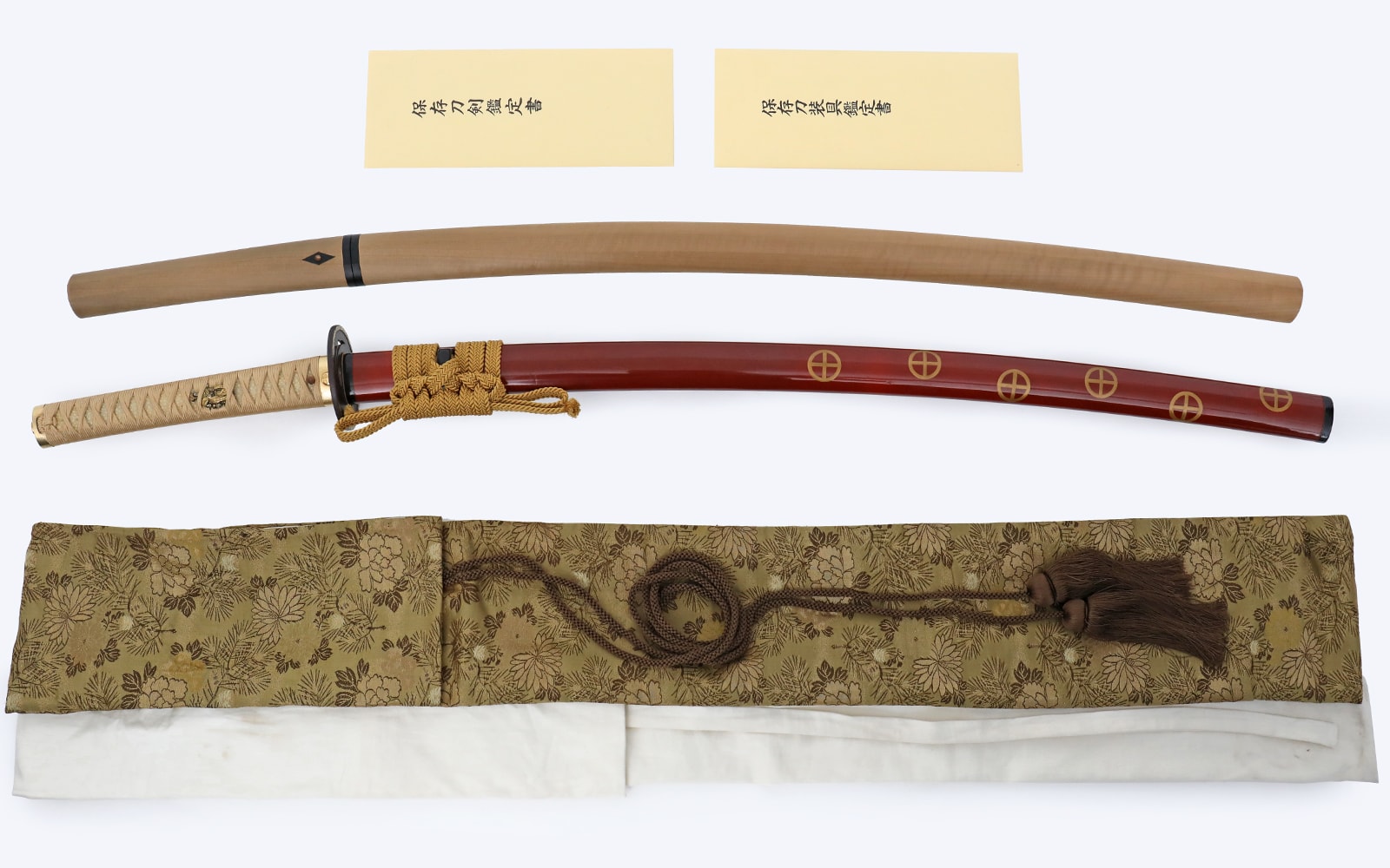 4 Body Gold Inlay Test Cut Katana by Tadayuki - Photo 2