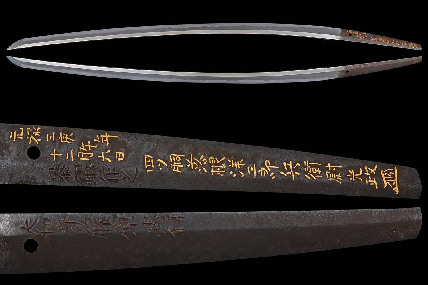 4 Body Gold Inlay Test Cut Katana by Tadayuki - Photo 31