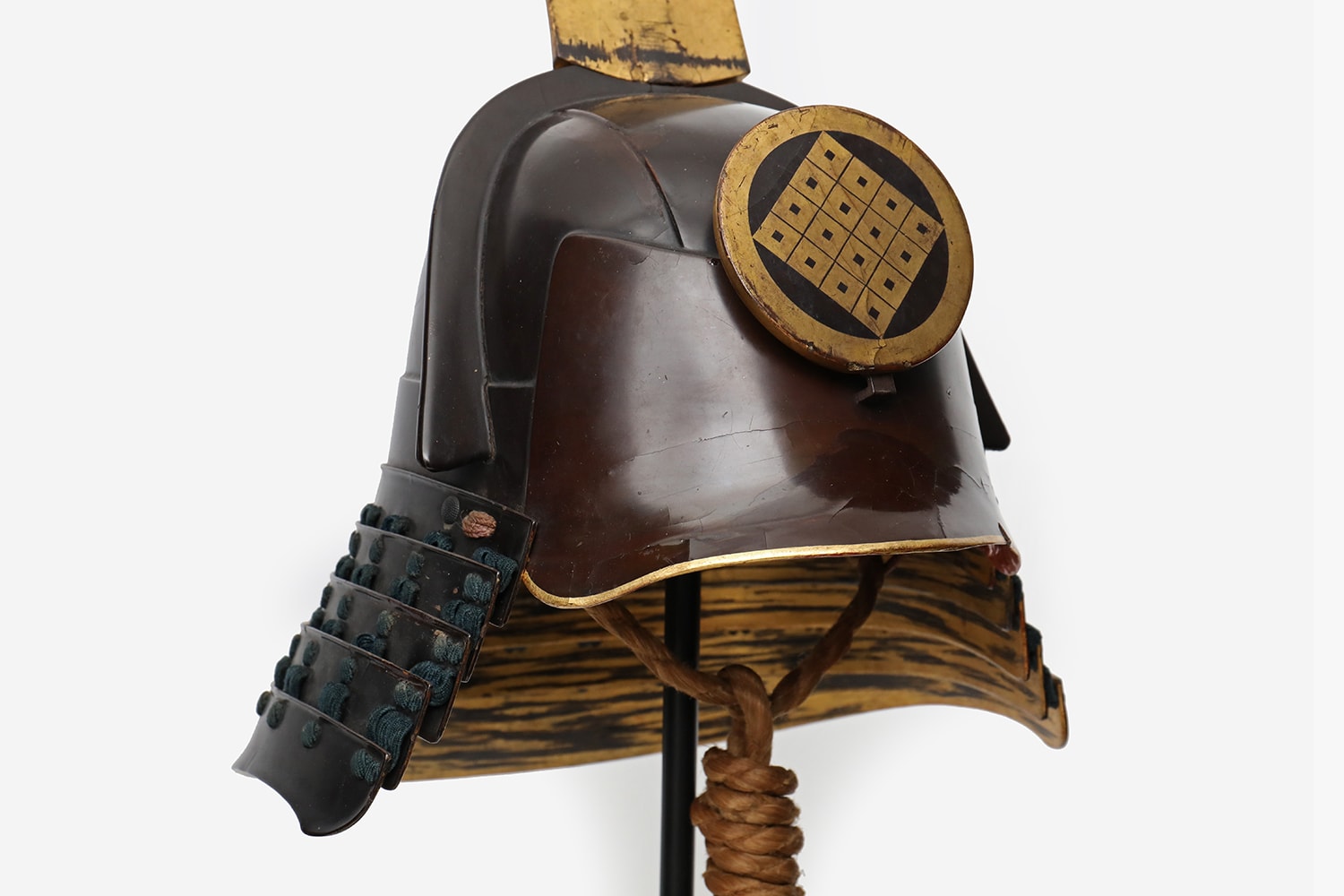 Historically significant Kawari Zunari Kabuto with certificate - Nihonto Art - Photo 24