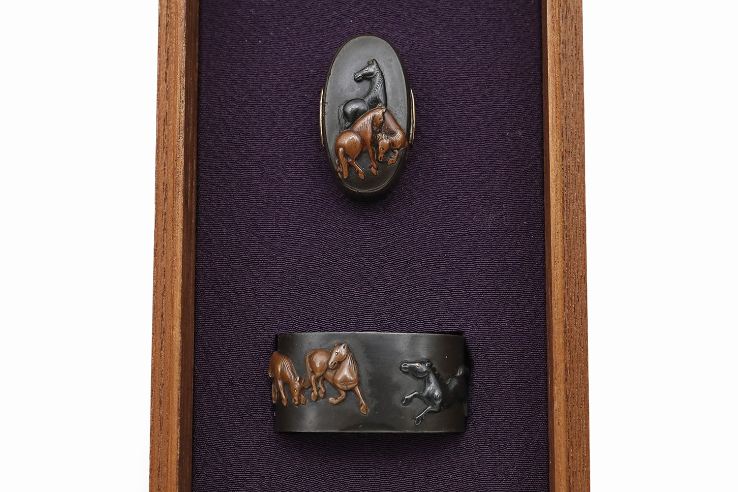 Horse Fuchi Kashira by Goto Yoshinaga - Nihonto Art