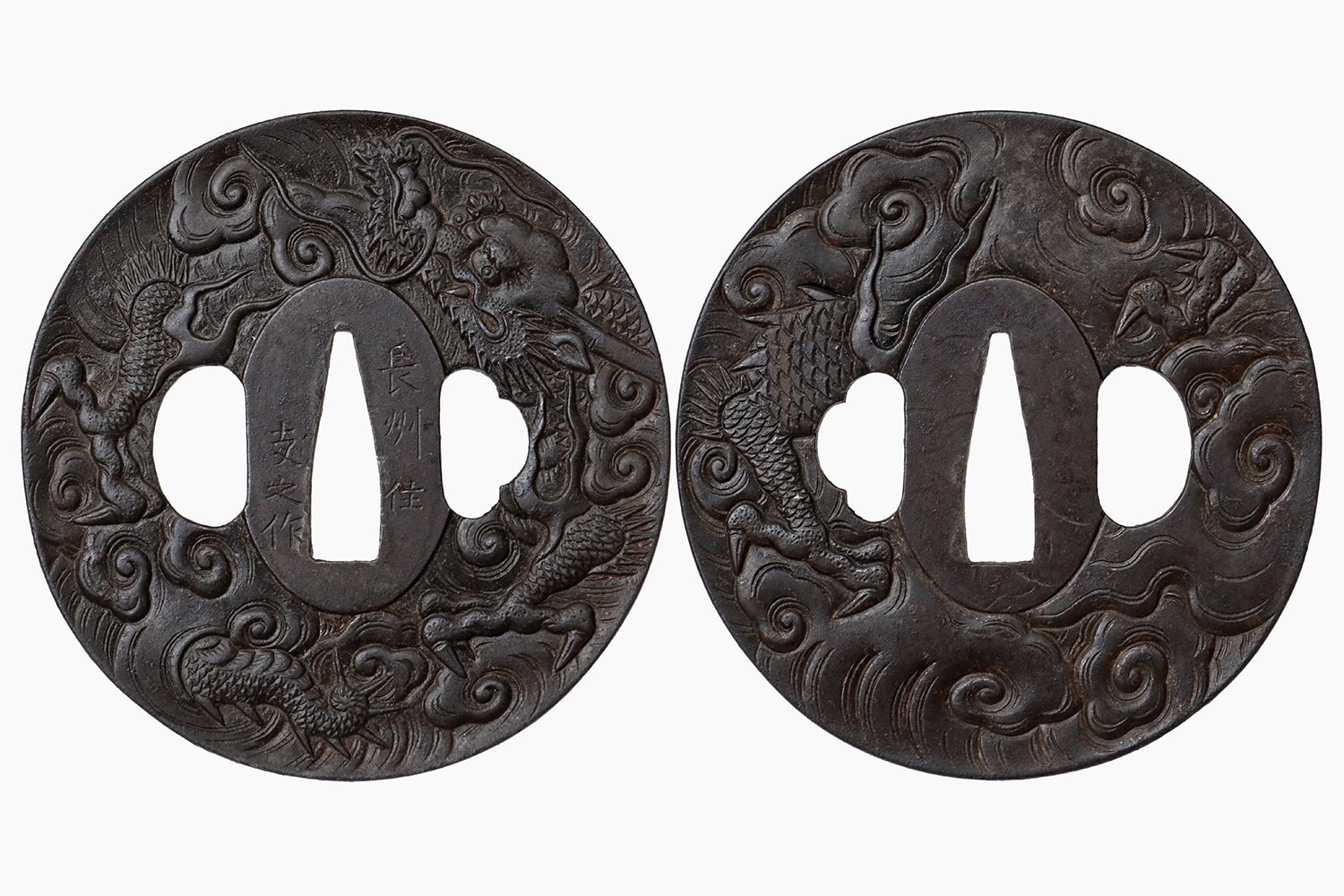 Incredible Edo period Daisho Tsuba by Choshu Tomoyuki - Photo 6