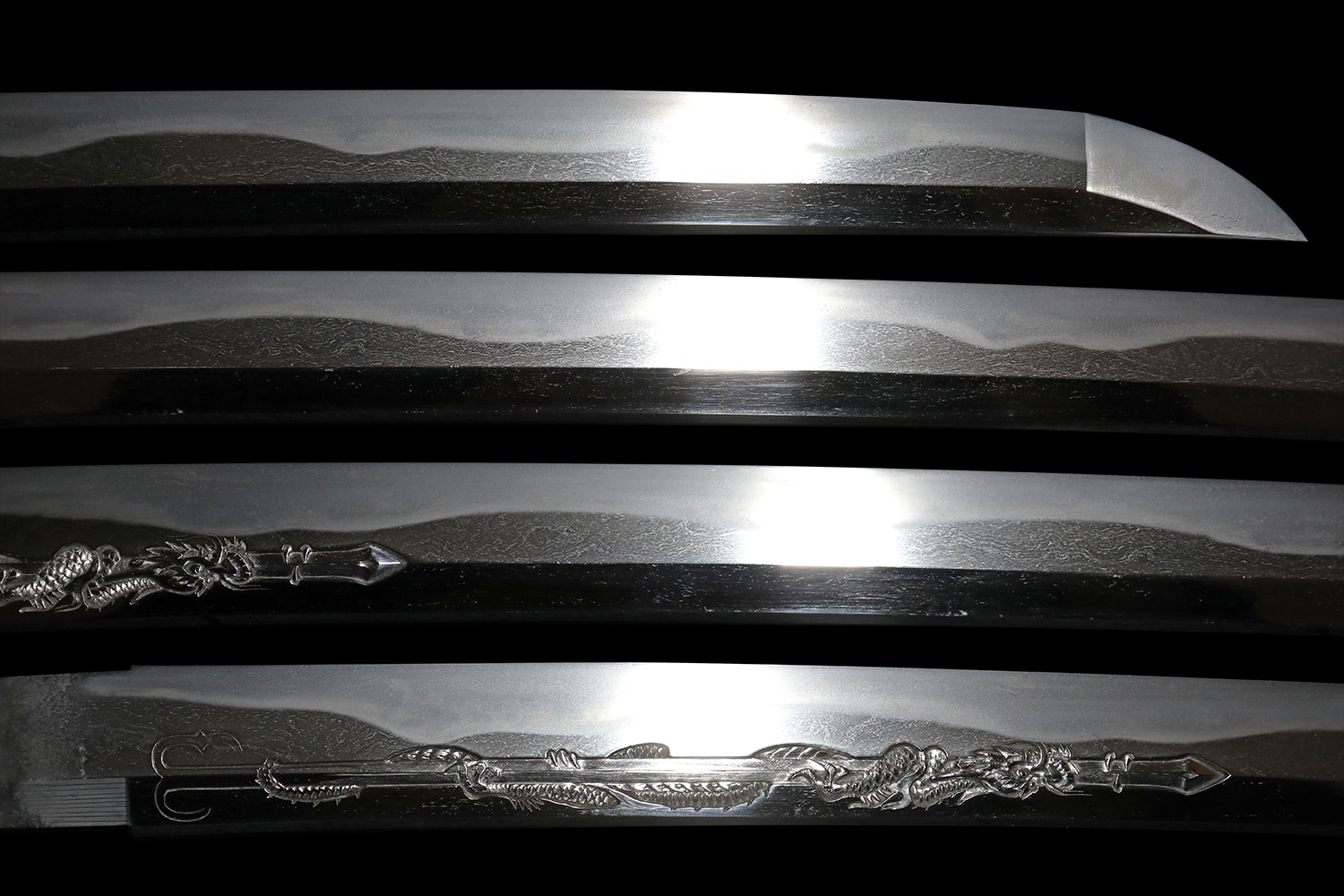 Echizen Shimosaka katana with dragon Horimono - Nihonto Art - Photo 16
