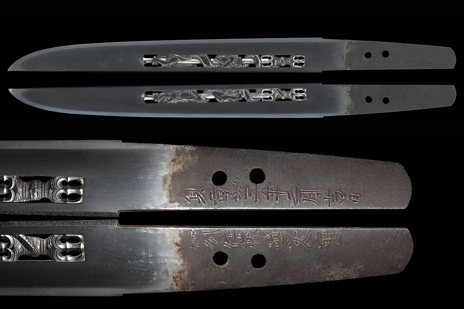 Tanto signed by Tomoshige with Old Dragon Horimono - Photo 3