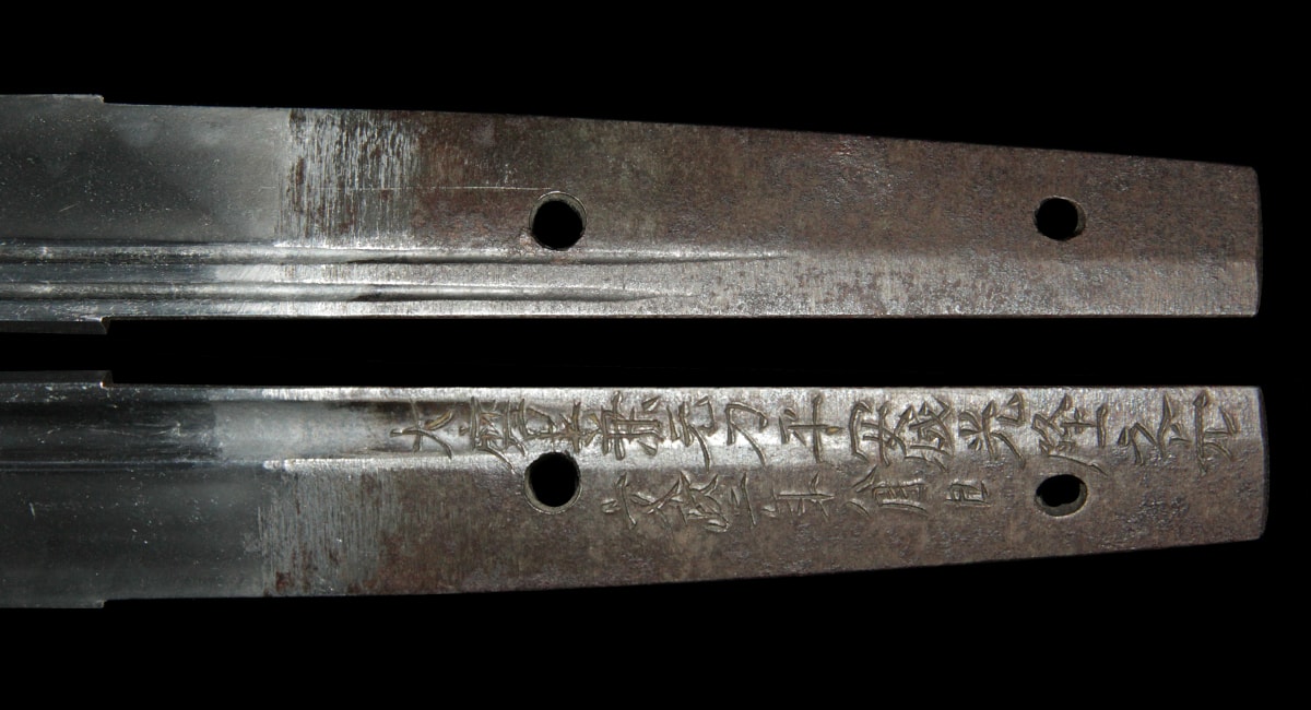 An O-suriage Kanemoto wakizashi with unique Mei by Mitsutada - Photo 5