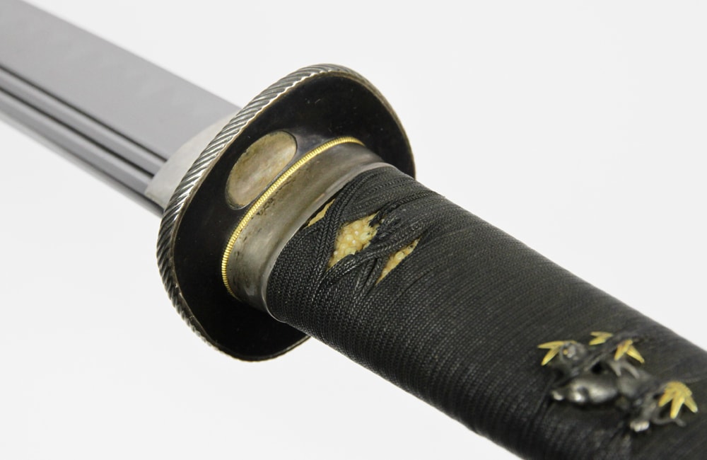 An O-suriage Kanemoto wakizashi with unique Mei by Mitsutada - Photo 23