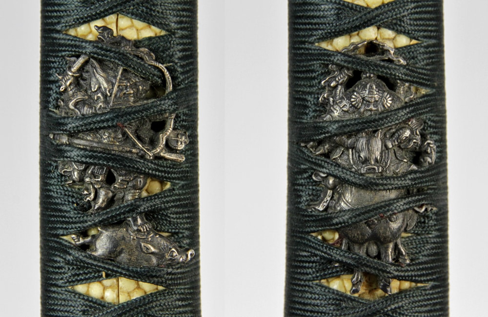 Katana by Kiyonobu, in stunning dragon Handachi Koshirae - Nihonto Art - Photo 10