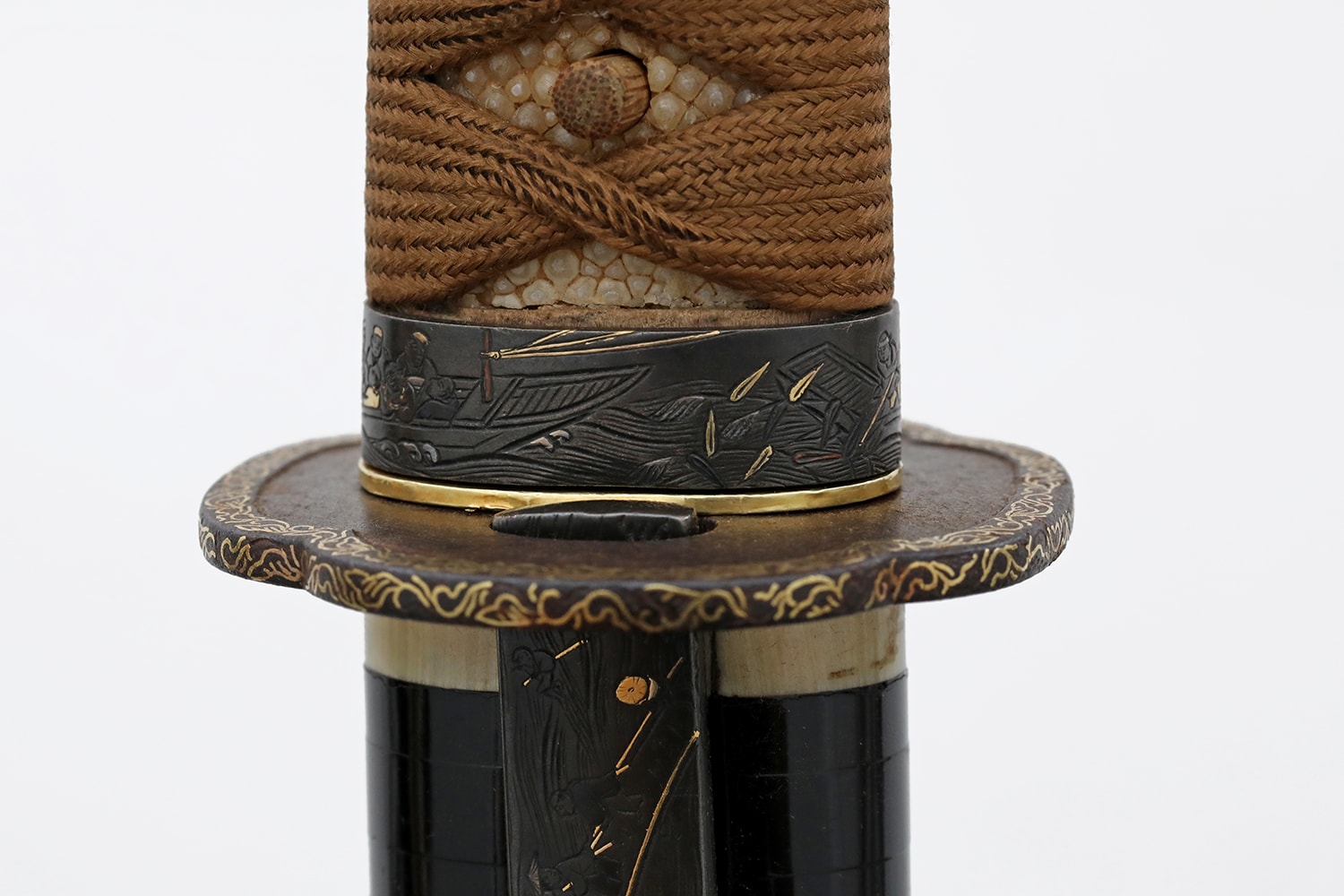 Splendid Wakizashi by Fuyuhiro with koshirae by Hosono Sōzaemon Masamori - Photo 12