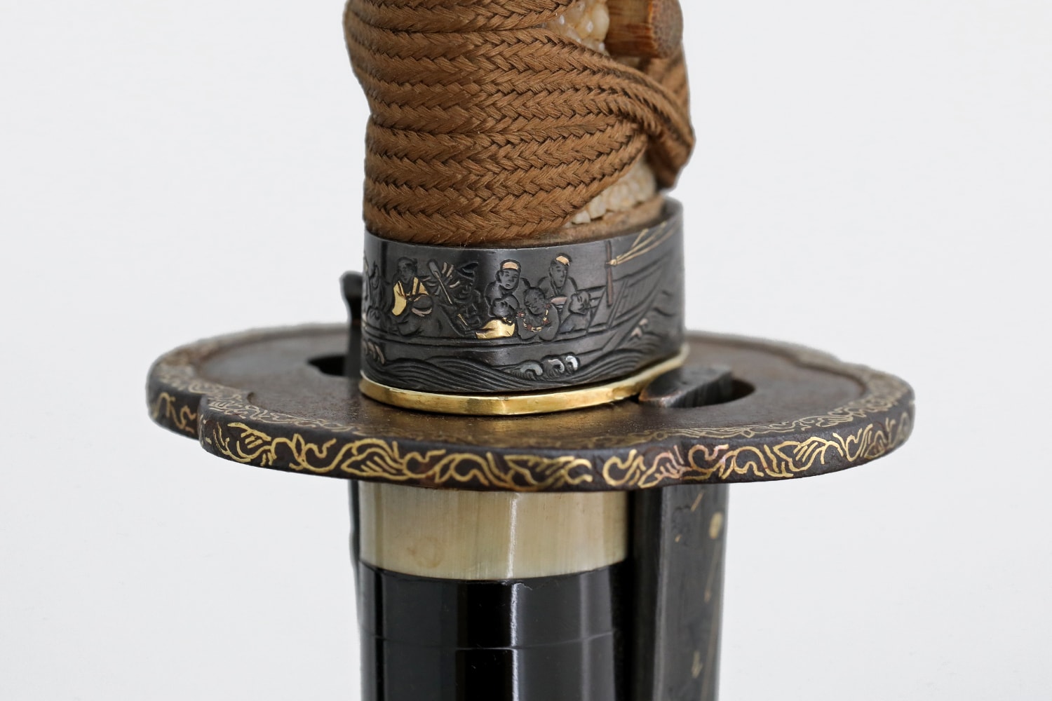 Splendid Wakizashi by Fuyuhiro with koshirae by Hosono Sōzaemon Masamori - Photo 11