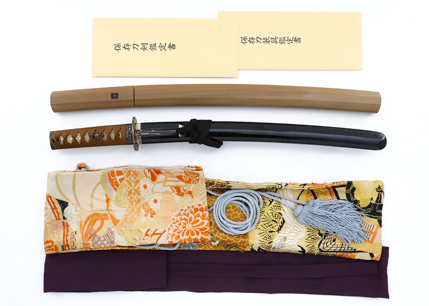 Splendid Wakizashi by Fuyuhiro with koshirae by Hosono Sōzaemon Masamori - Photo 2