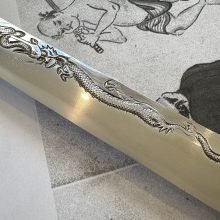 Shinto Katana by Nagatsuna with Dragon Horimono - Nihonto Art - Photo 38
