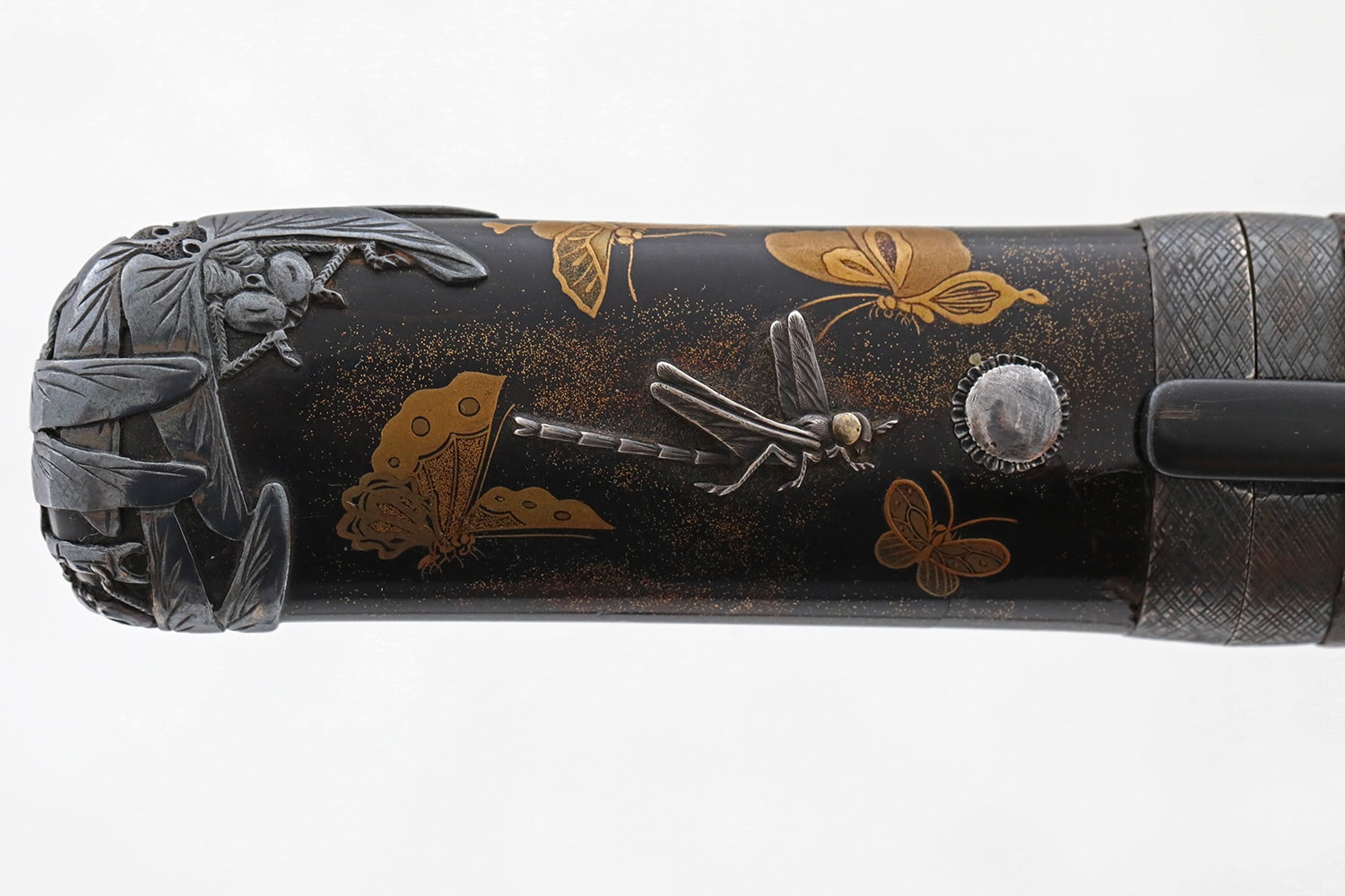 A very splendid Tanto with Tombo and snake Koshirae - Photo 13