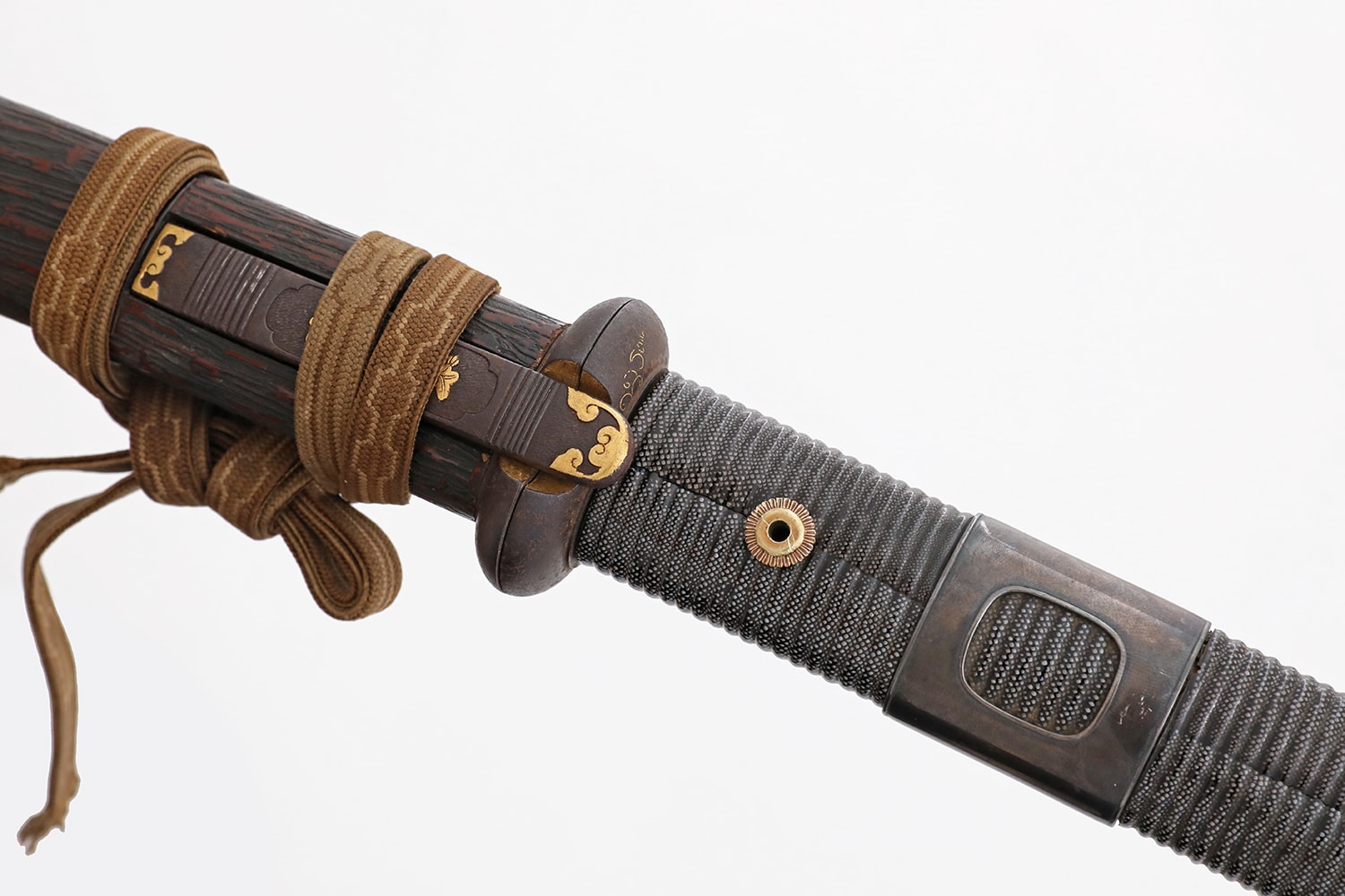 Edo period Katana in one of a kind Snake Higo Koshirae - Photo 24