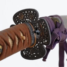 Katana by 4th Generation Yasutsugu in Solid silver koshirae - Photo 34