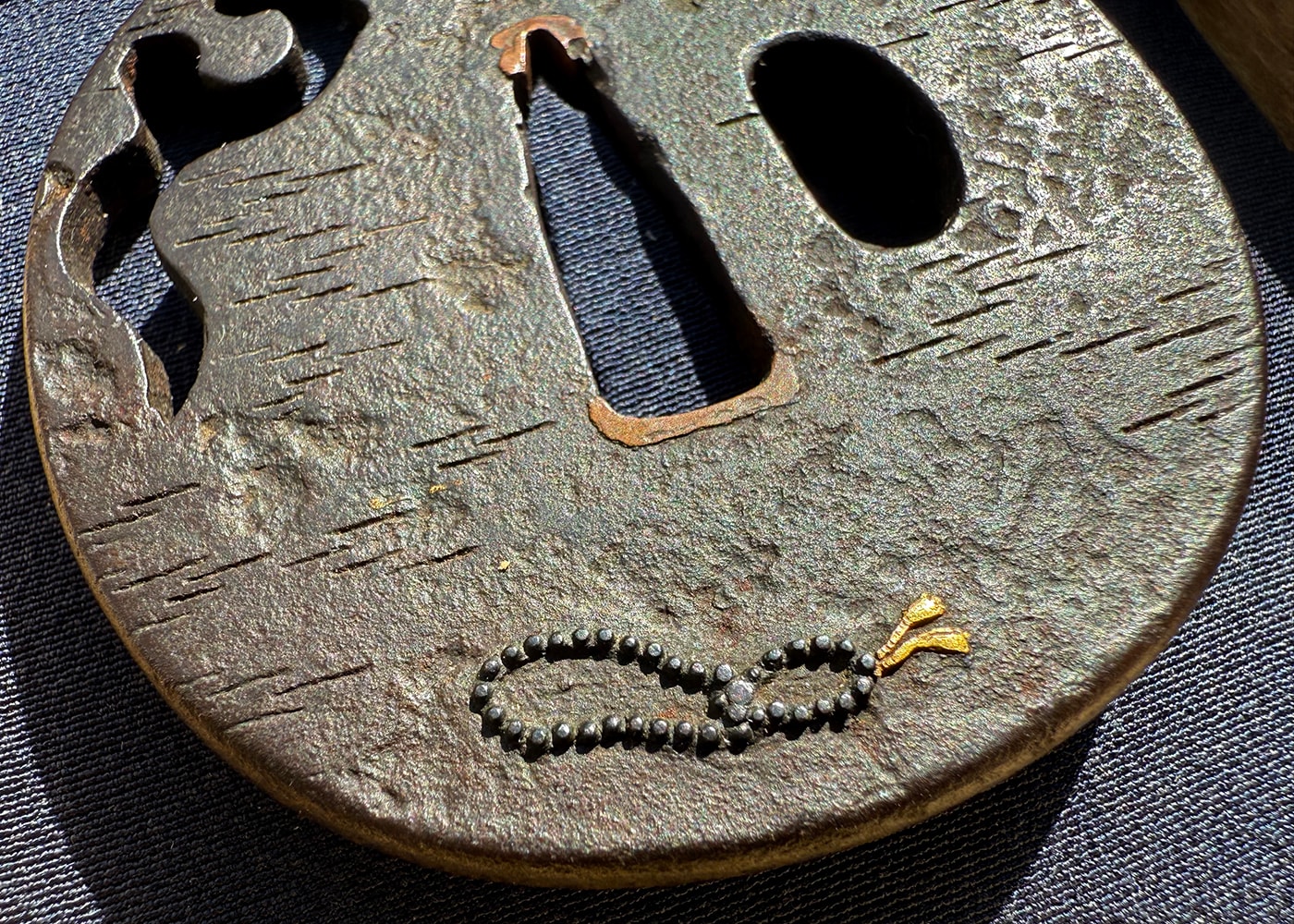 Edo period Nozarashi Tsuba of exceptional Quality - Nihonto Art - Photo 11