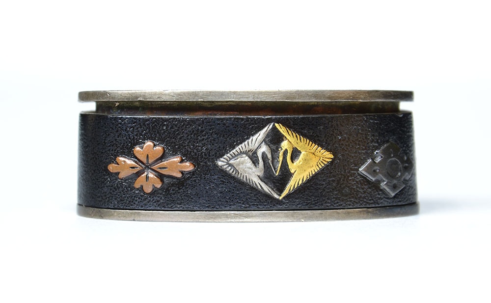 武鑑図縁頭 無銘(Mumei) 14-067 - Photo 22