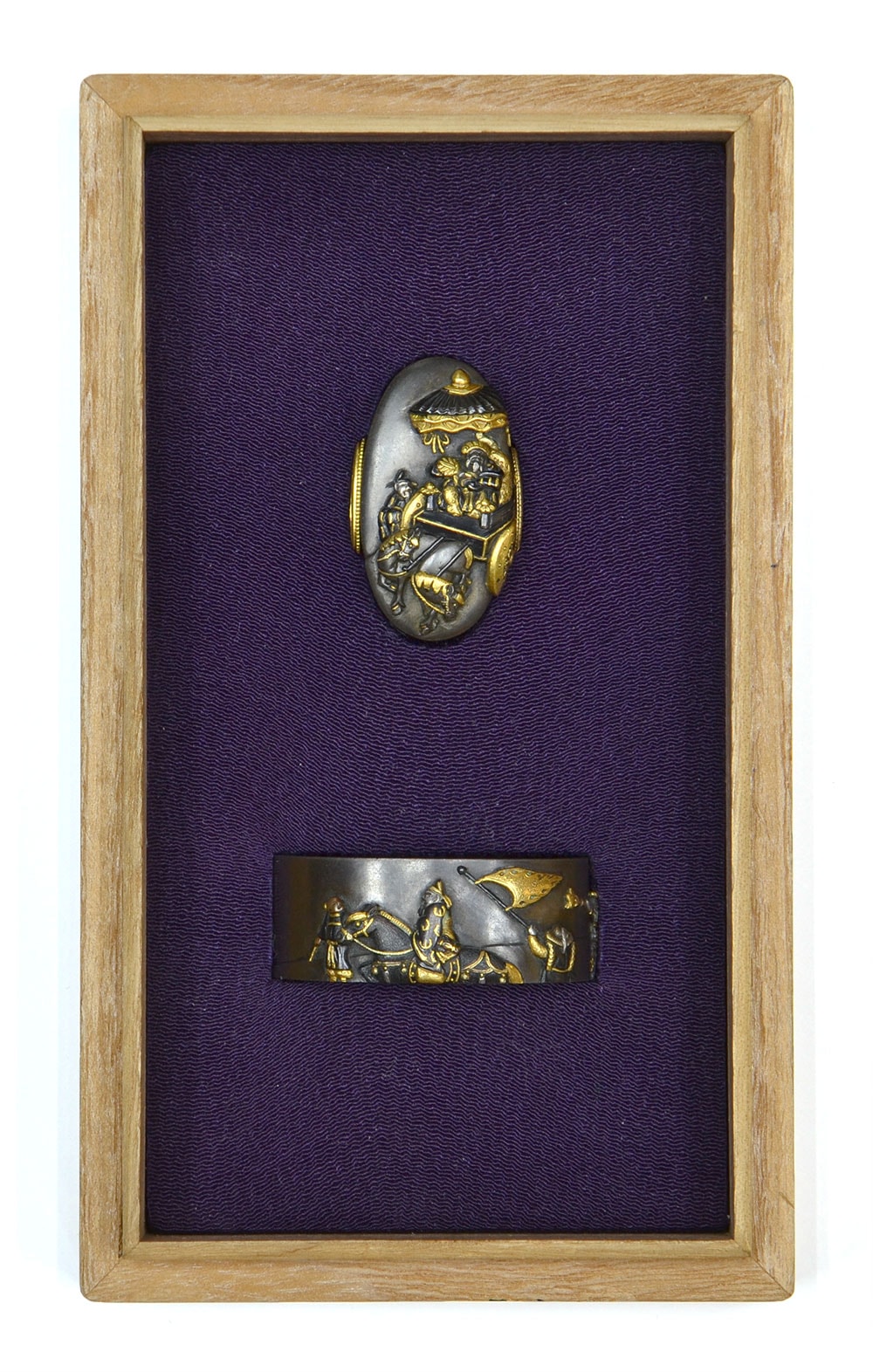 五丈原図縁頭 鳳鳴堂斎藤正興(花押)Houmeidou Saitou Masaoki(Kaou) 14-069 - Photo 25