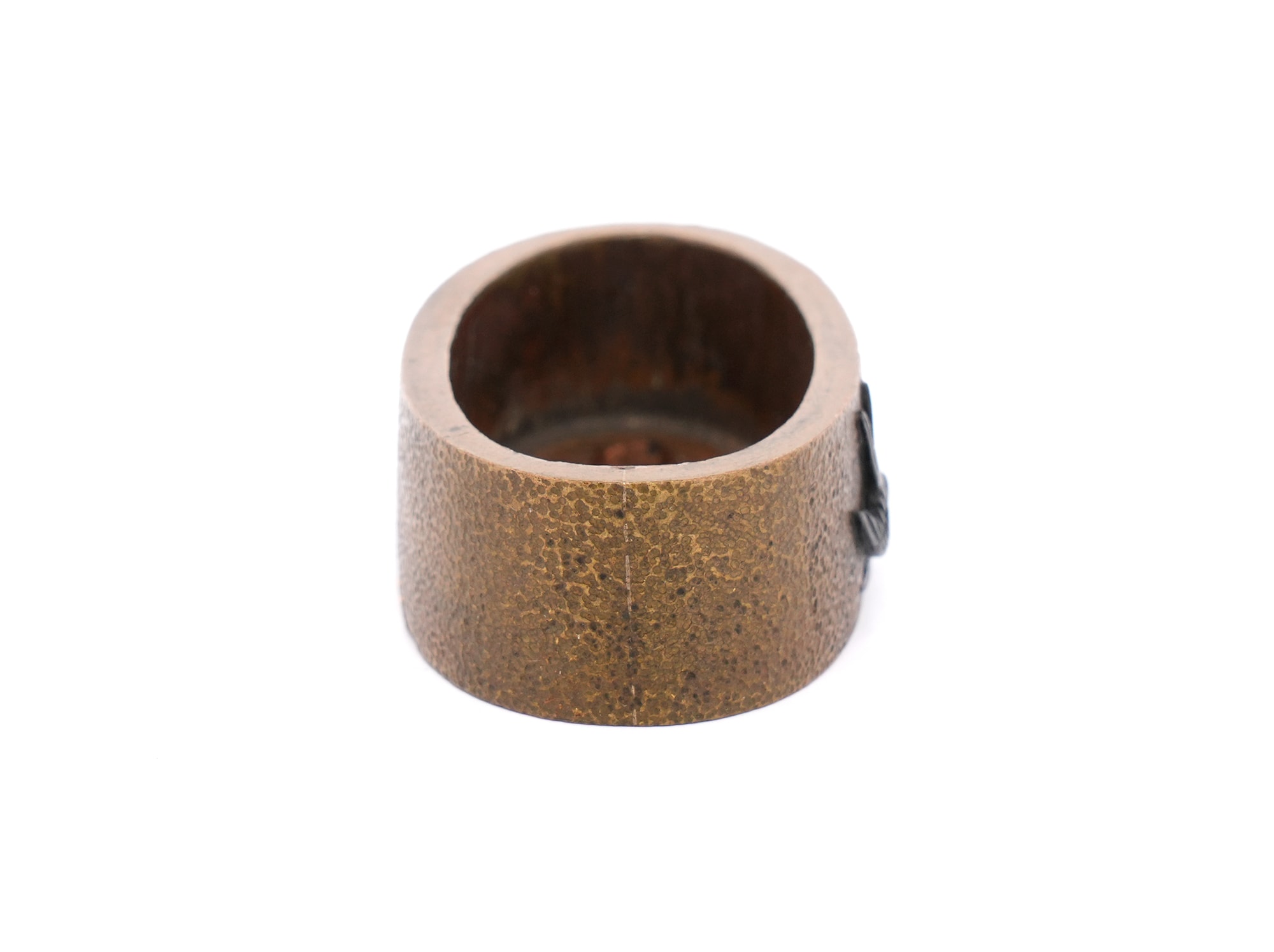 川辺に燕図縁頭 無銘Mumei 14-233 - Photo 31