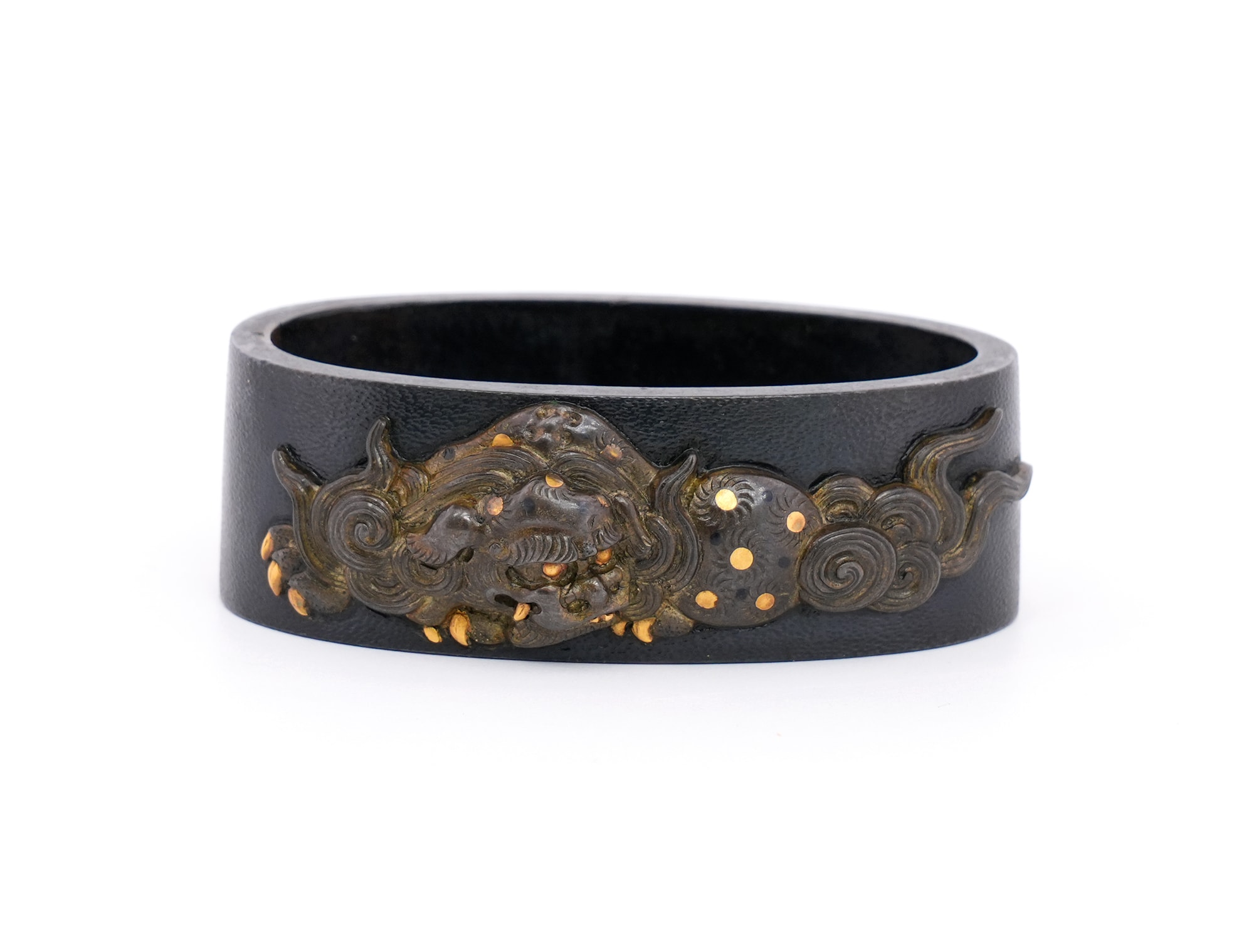 獅子図縁頭 政信 -Masanobu- 14-244 - Photo 6