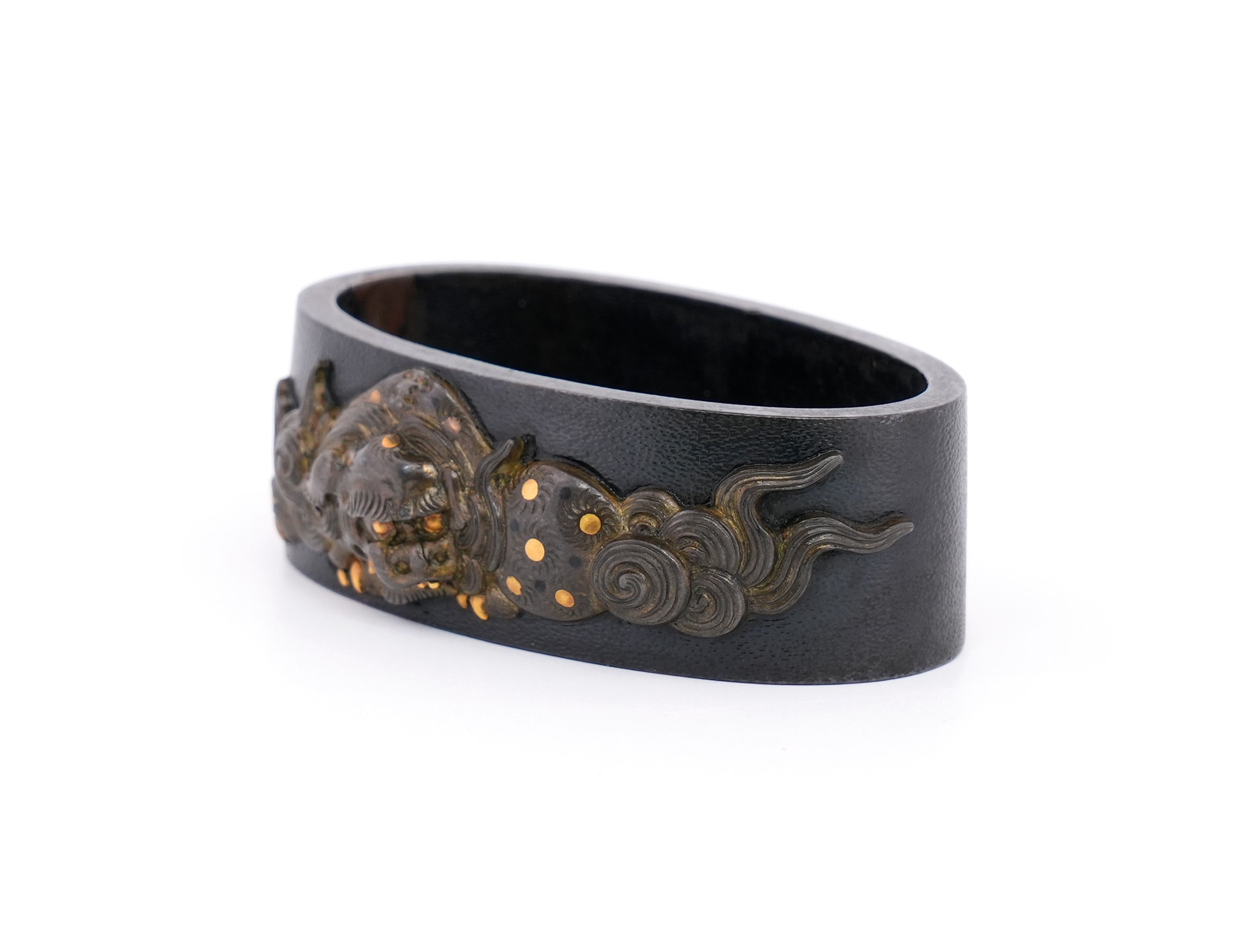 獅子図縁頭 政信 -Masanobu- 14-244 - Photo 7