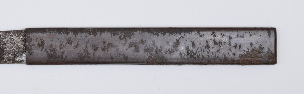 丸に算木紋小柄 (穂先付) 無銘Mumei 16-045 - Photo 4