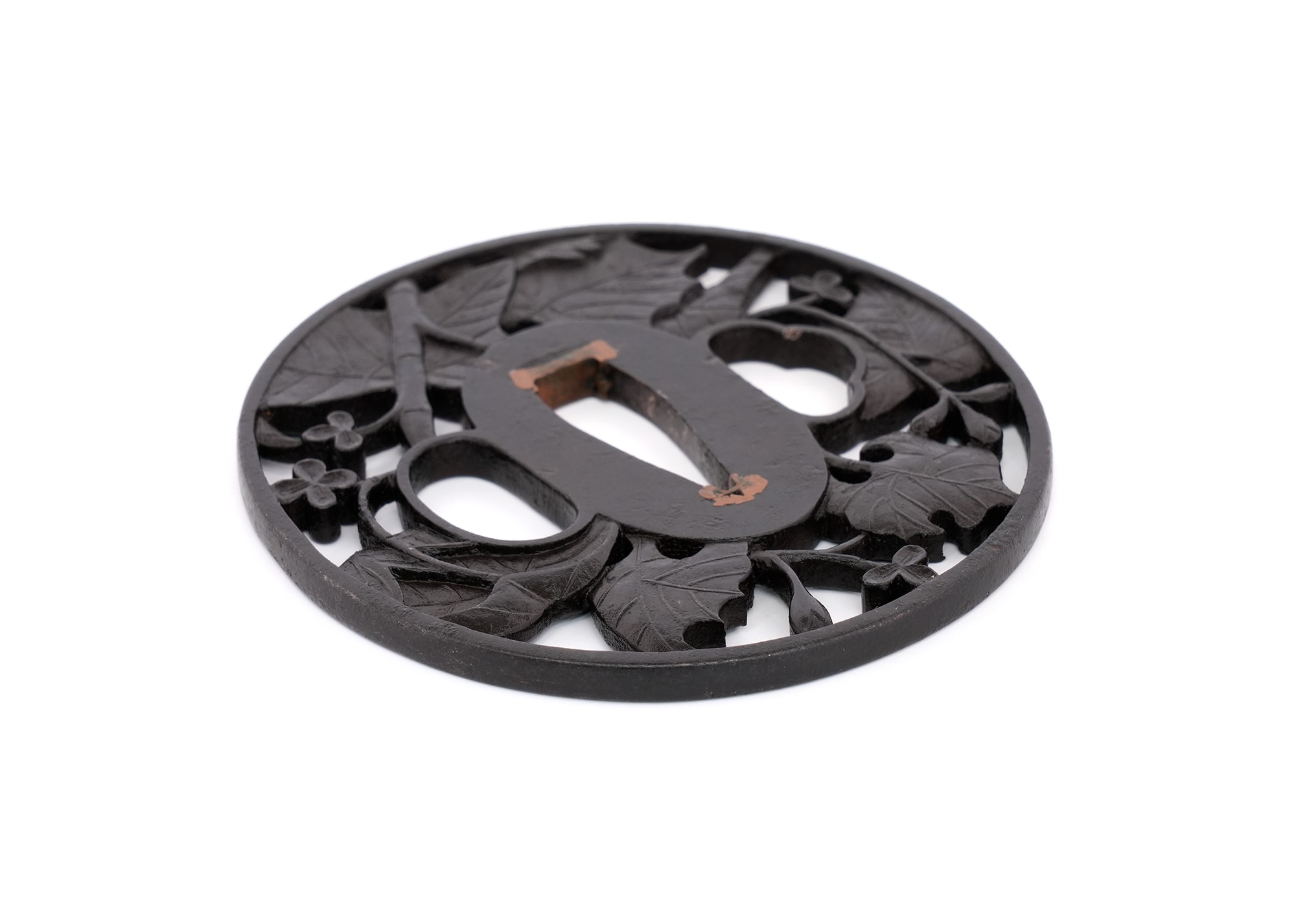 秋海棠透大小鐔 長州住正定 -Choshu ju Masasada- 12-1367 - Photo 24