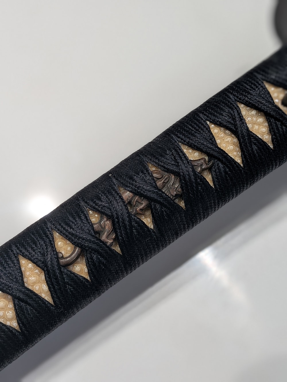 Rai Norimichi Katana in Shirasaya with Buke-Zukuri Koshirae - Photo 7