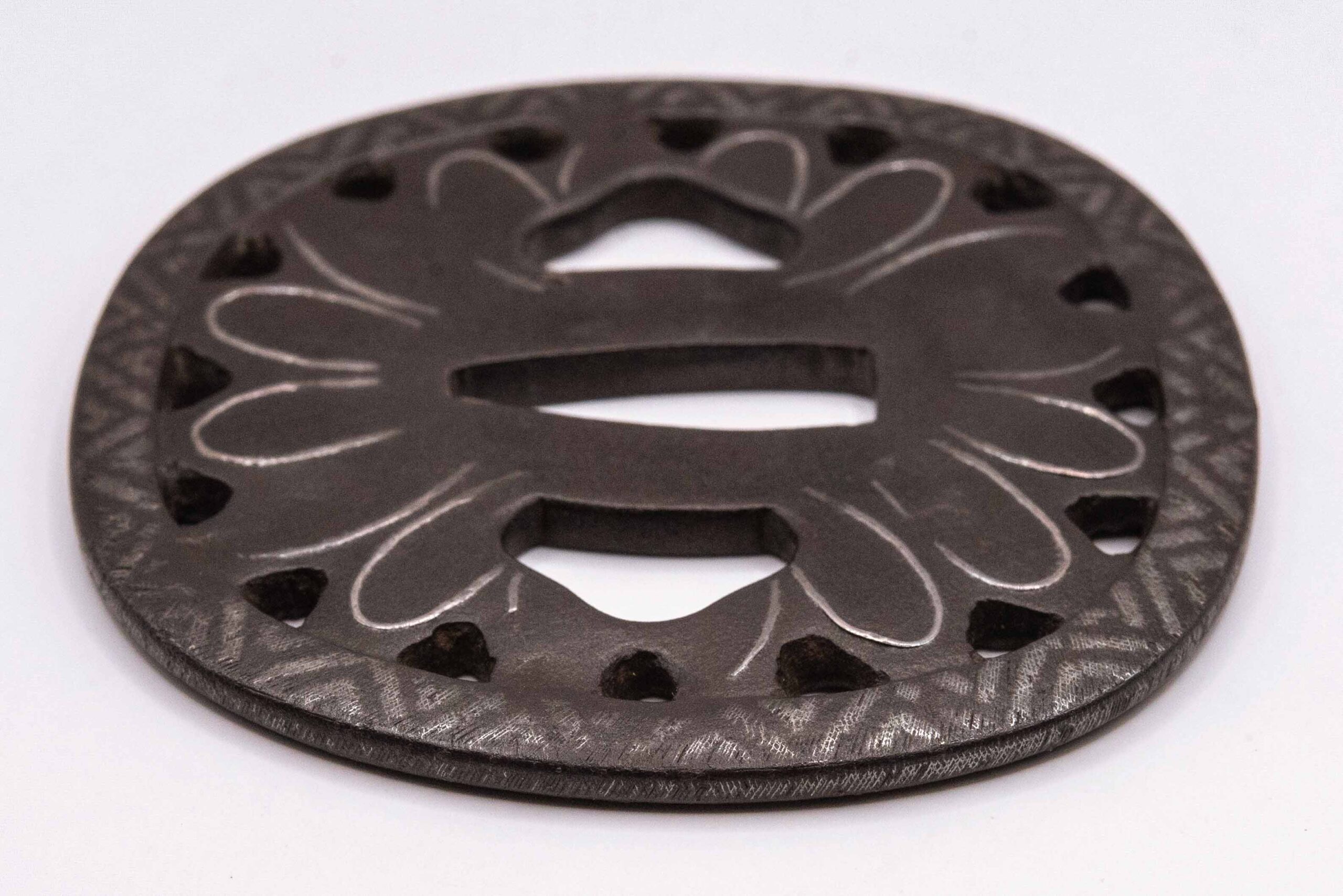 Tsuba, Higo Jingo, Kiku - Photo 6