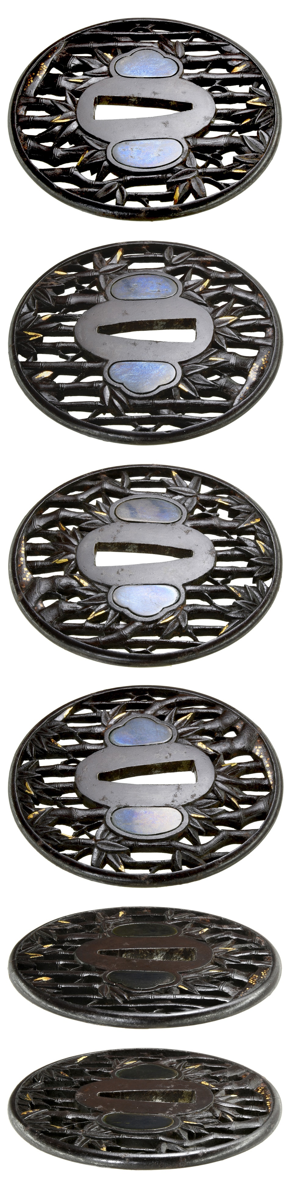 Tsuba [Busyu Chikurin-sukashi Tsuba][N.B.T.H.K] Tokubetsu Kityou Kodougu - Photo 3