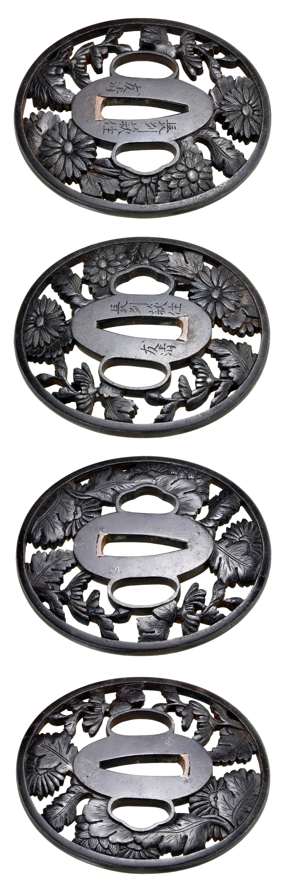 Tsuba [Chosyu Hagi-jyu Tomokiyo Kikka-zu Tsuba] - Photo 4