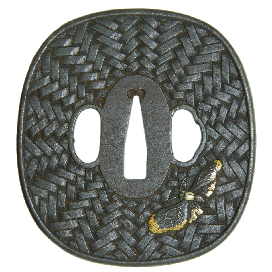 Tsuba [Ajiro Kiku Tsuba] - Photo 2