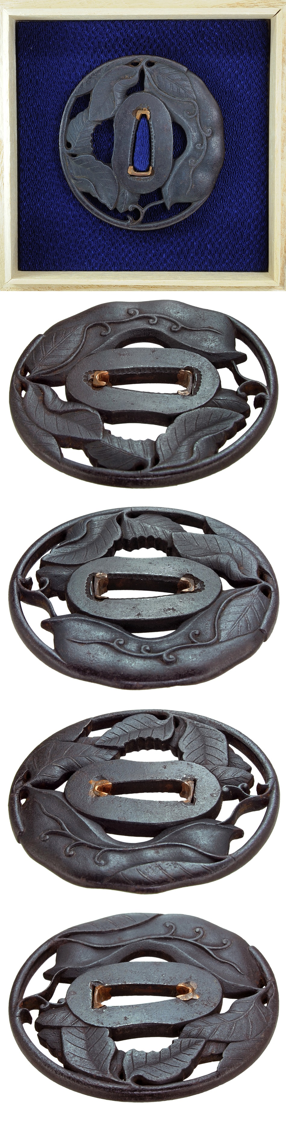 Tsuba [Natamame-Sukashi Tsuba][N.B.T.H.K] Hozon Tousougu - Photo 4