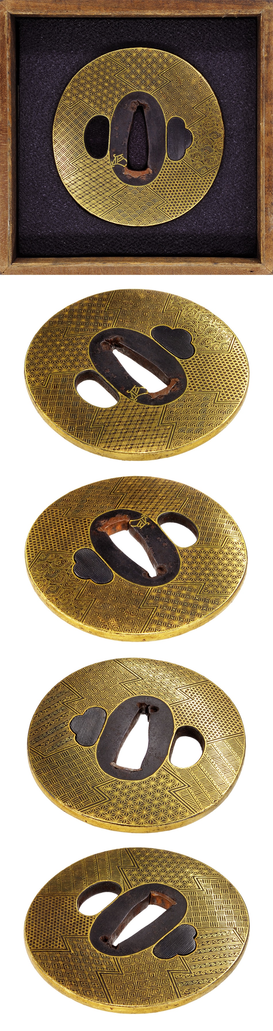 Tsuba [Kodaimon-Zukushi Tsuba][N.B.T.H.K] Tokubetsu hozon Tousougu - Photo 4