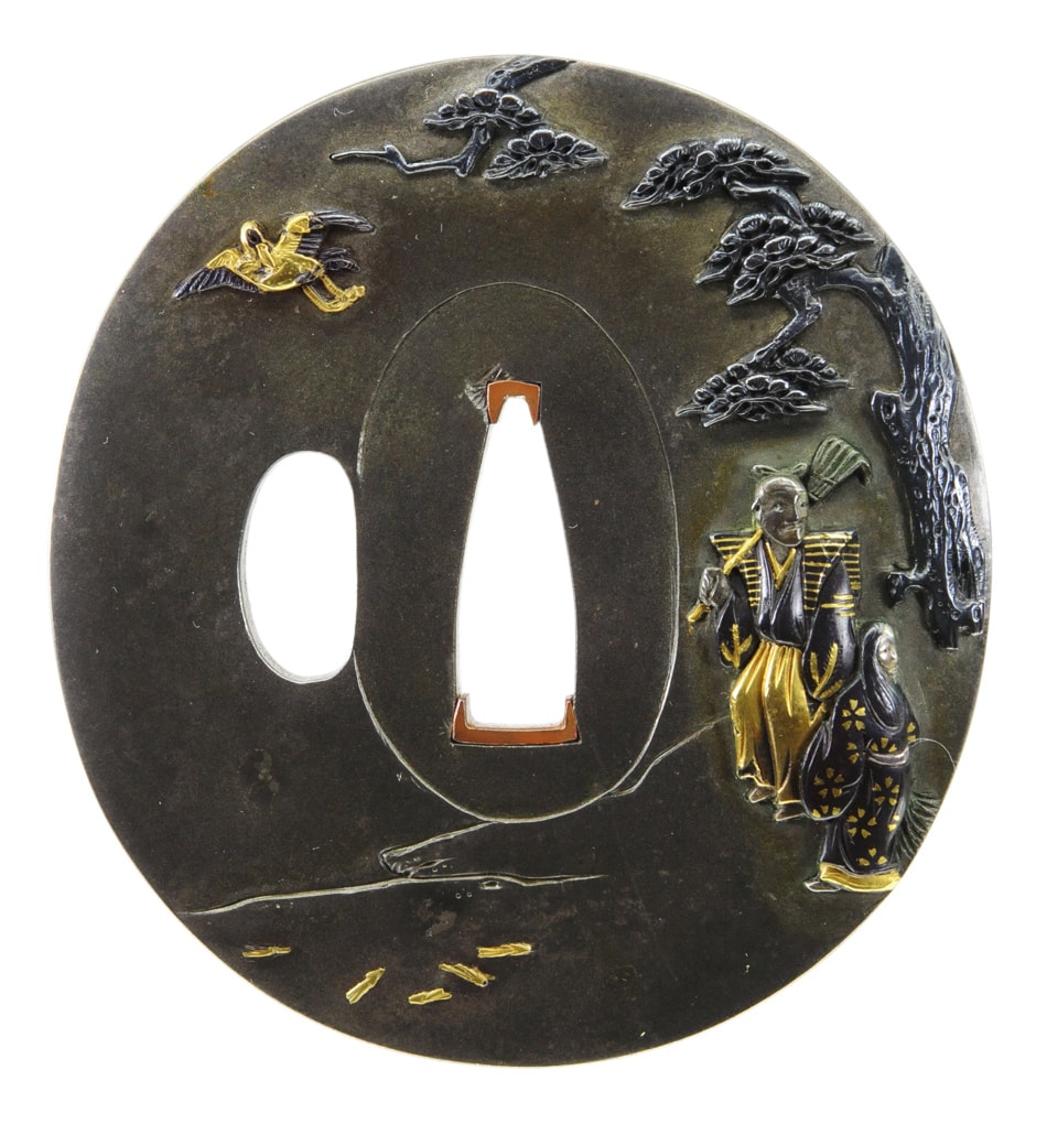 Tsuba [Mito Takasago-zu Tsuba][N.B.T.H.K] Hozon Tousougu - Photo 2