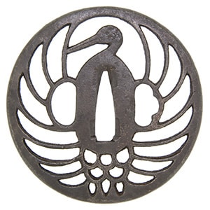 Tsuba [Shoami Tsurumaru Sukashi Tsuba][N.B.T.H.K] Hozon Tousougu