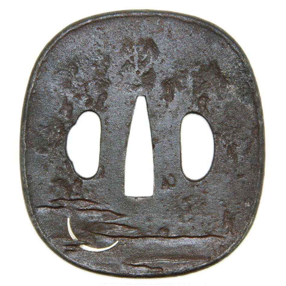 Tsuba [Touryusai Koumori-zu Tsuba][N.T.H.K] Nihon Token Hozon Kai - Photo 3